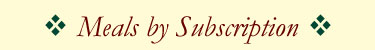 Meals by Subscription